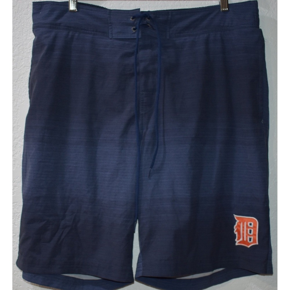Detroit Tigers MLB Mens XL Navy Blue Swim Trunks Board Shorts G-III Athleisure